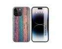 Funda Silicona compatible con iPhone 14 Pro Max (6.7) diseño Madera 10 Dibujos