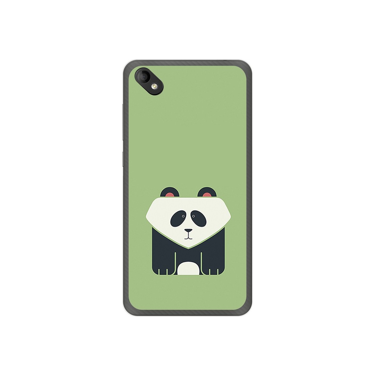 Funda Gel Tpu para Wiko Sunny 2 Plus Diseño Panda Dibujos