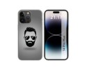 Funda Silicona compatible con iPhone 14 Pro Max (6.7) diseño Barba Dibujos
