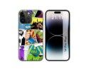 Funda Silicona compatible con iPhone 14 Pro Max (6.7) diseño Comic Dibujos