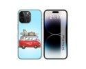Funda Silicona compatible con iPhone 14 Pro Max (6.7) diseño Furgoneta Dibujos