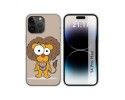 Funda Silicona compatible con iPhone 14 Pro Max (6.7) diseño Leon Dibujos
