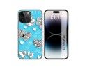Funda Silicona compatible con iPhone 14 Pro Max (6.7) diseño Mariposas Dibujos