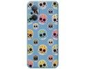 Funda Silicona Líquida Azul para Huawei Nova 9 SE diseño Catrina Dibujos