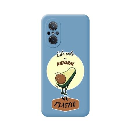 Funda Silicona Líquida Azul para Huawei Nova 9 SE diseño Culo Natural Dibujos