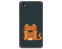 Funda Gel Tpu para Wiko Sunny 2 Plus Diseño Tigre Dibujos