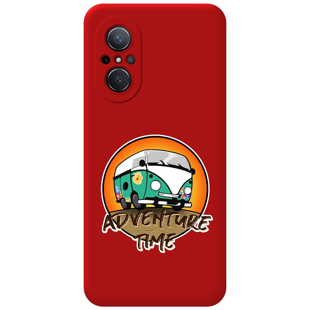 Funda Silicona Líquida Roja para Huawei Nova 9 SE diseño Adventure Time Dibujos