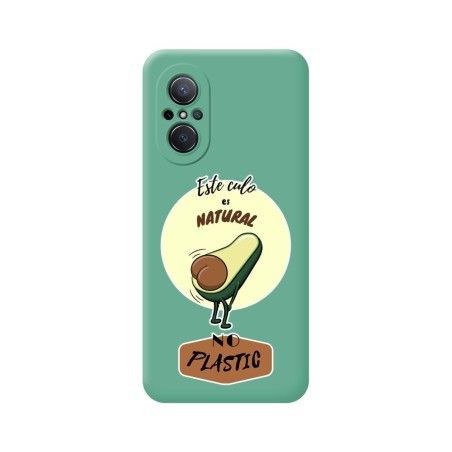Funda Silicona Líquida Verde para Huawei Nova 9 SE diseño Culo Natural Dibujos