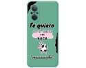 Funda Silicona Líquida Verde para Huawei Nova 9 SE diseño Vaca Dibujos