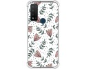 Funda Silicona Antigolpes para TCL 20 R 5G diseño Flores 11 Dibujos