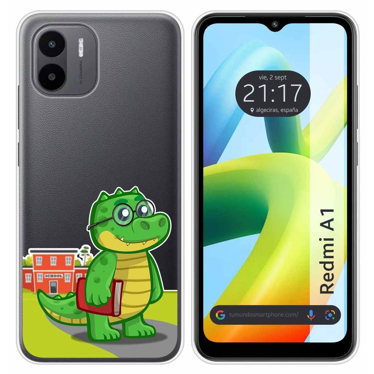 Funda Silicona Transparente para Xiaomi Redmi A1 diseño Coco Dibujos