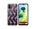 Funda Silicona Transparente para Xiaomi Redmi A1 diseño Flamenco Dibujos