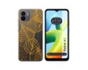 Funda Silicona Transparente para Xiaomi Redmi A1 diseño Hojas Dibujos