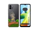 Funda Silicona Transparente para Xiaomi Redmi A1 diseño Mono Dibujos