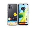 Funda Silicona Transparente para Xiaomi Redmi A1 diseño Playa Dibujos