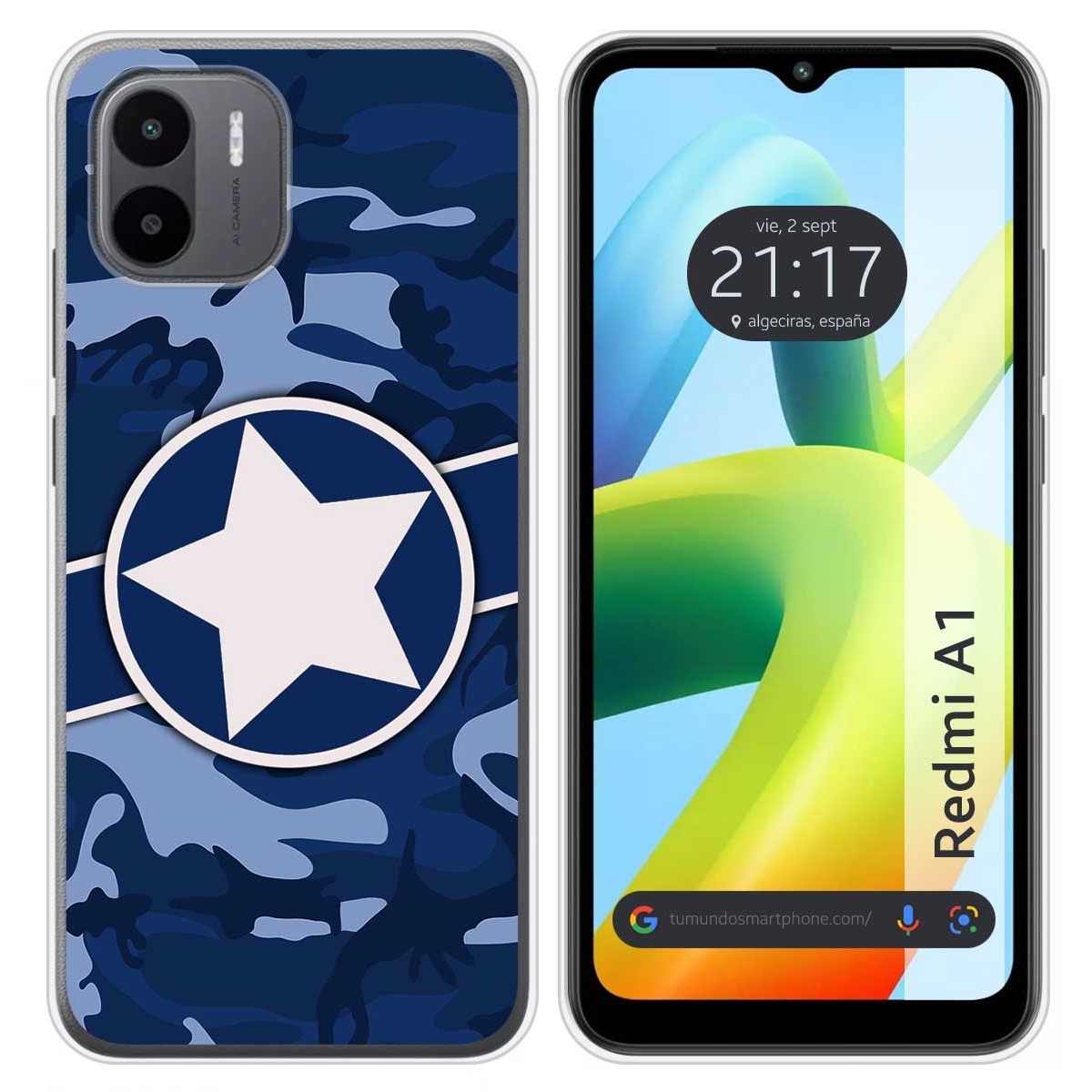 Funda Silicona para Xiaomi Redmi A1 diseño Camuflaje 03 Dibujos