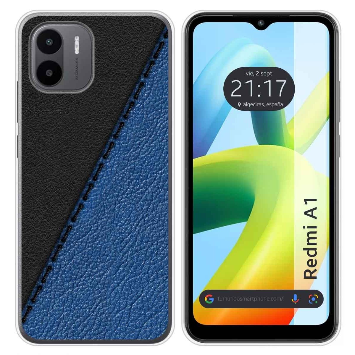 Funda Silicona para Xiaomi Redmi A1 diseño Cuero 02 Dibujos