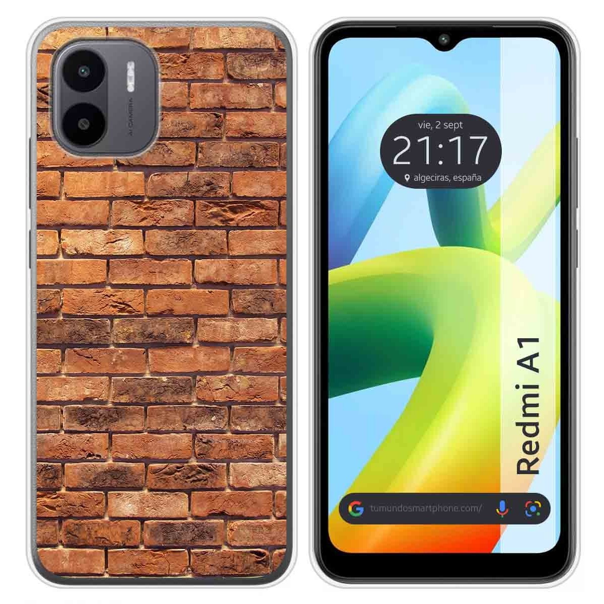 Funda Silicona para Xiaomi Redmi A1 diseño Ladrillo 04 Dibujos