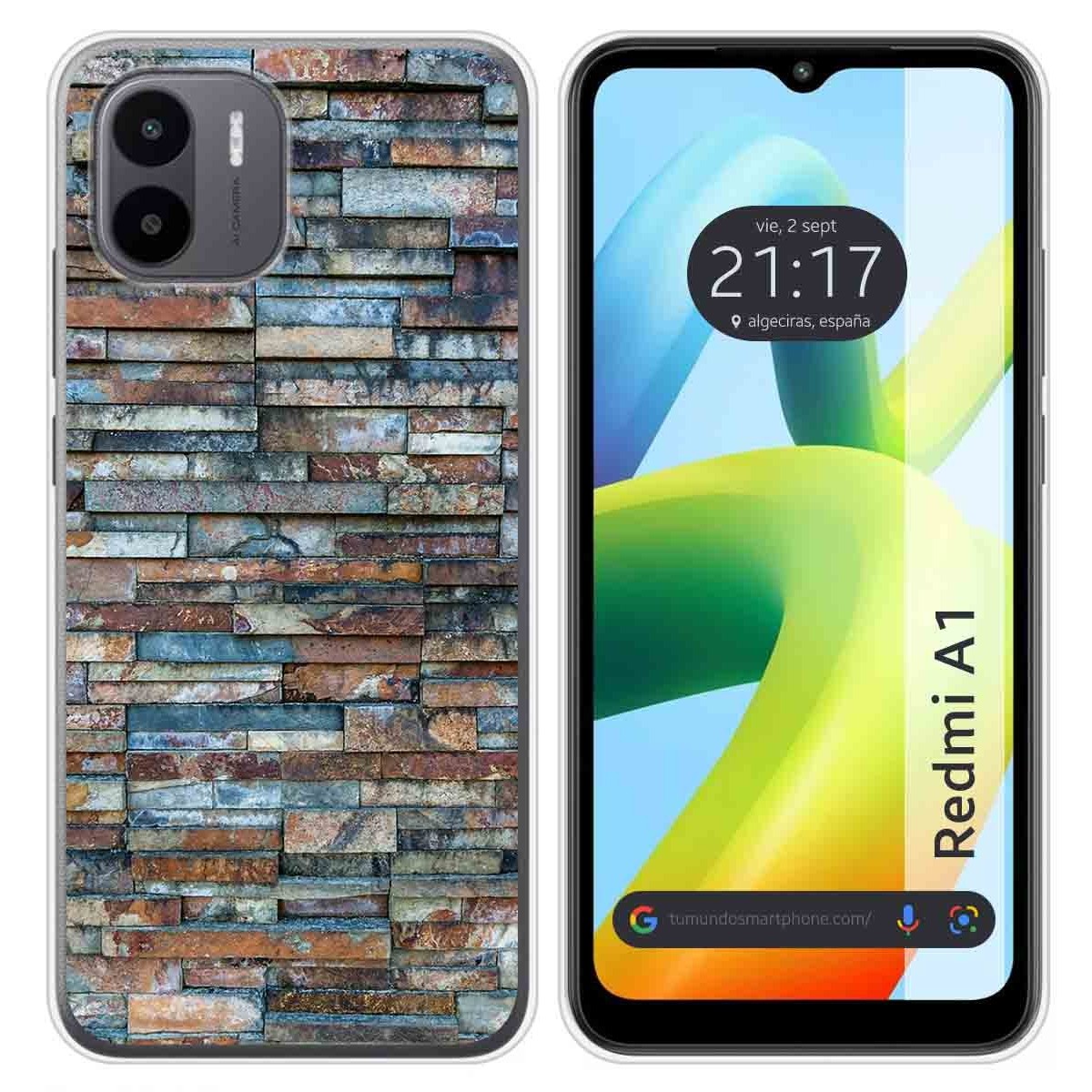 Funda Silicona para Xiaomi Redmi A1 diseño Ladrillo 05 Dibujos