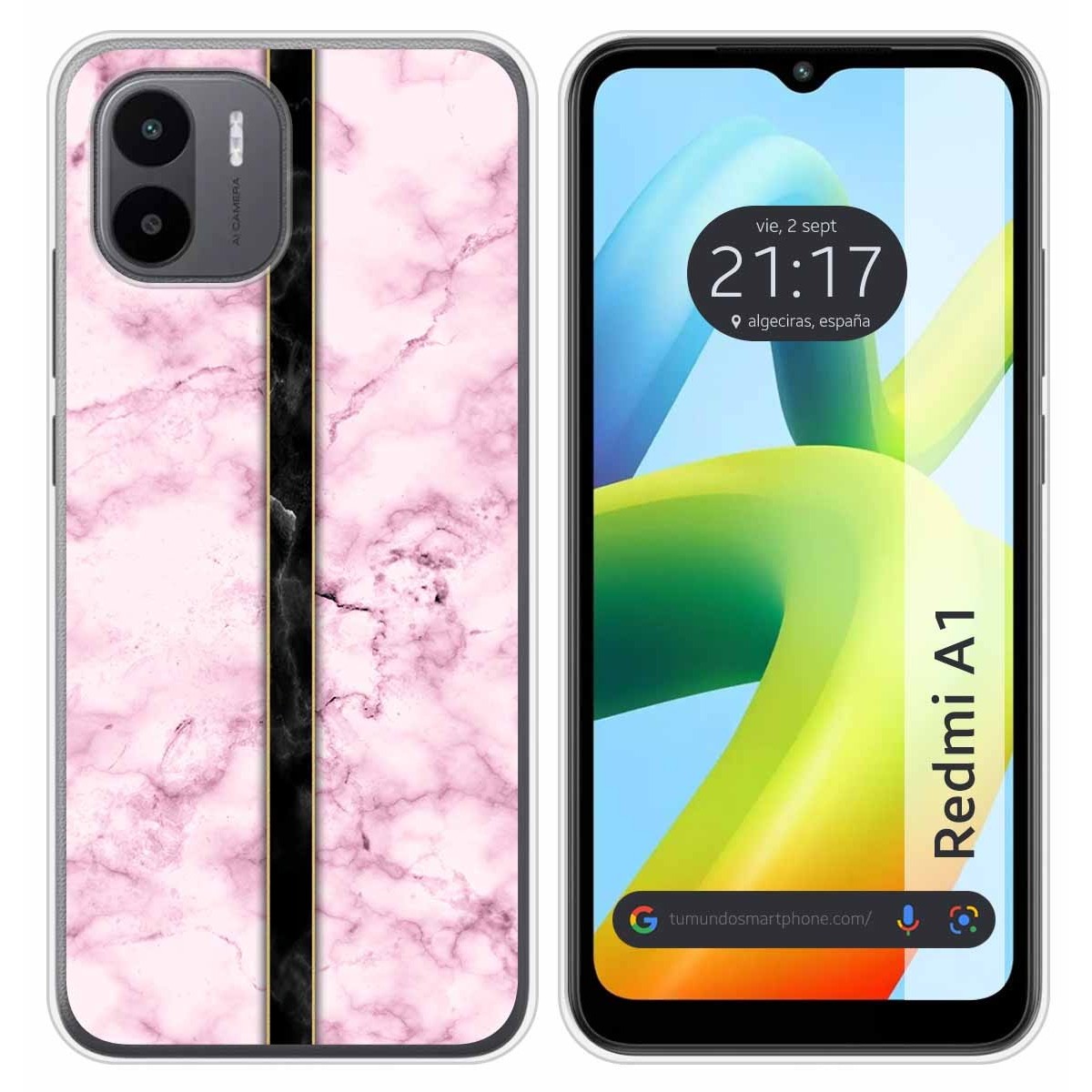 Funda Silicona para Xiaomi Redmi A1 diseño Mármol 04 Dibujos
