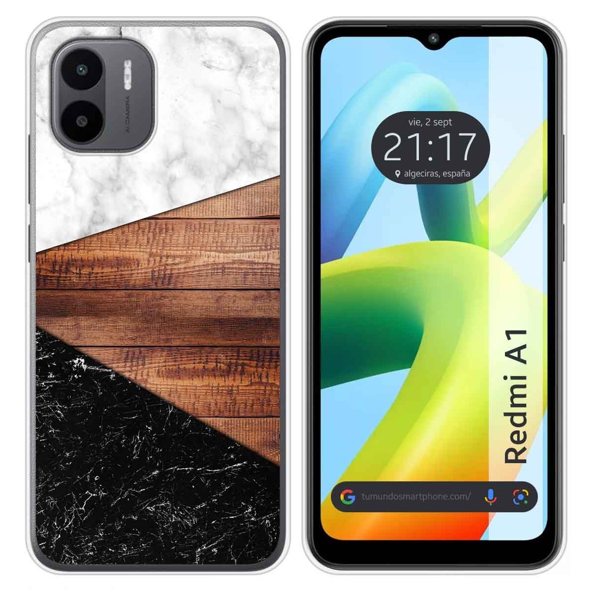 Funda Silicona para Xiaomi Redmi A1 diseño Mármol 11 Dibujos