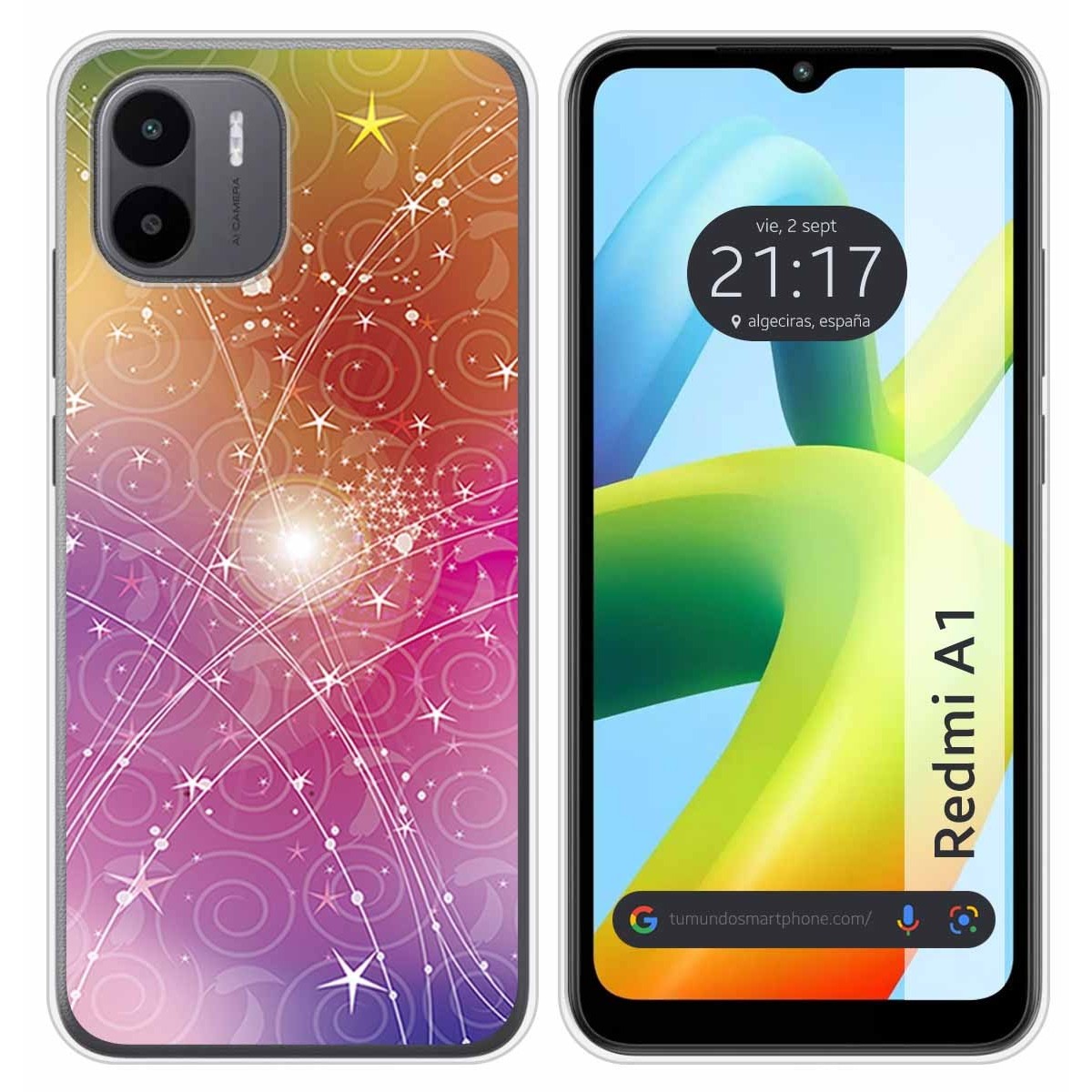 Funda Silicona para Xiaomi Redmi A1 diseño Abstracto Dibujos