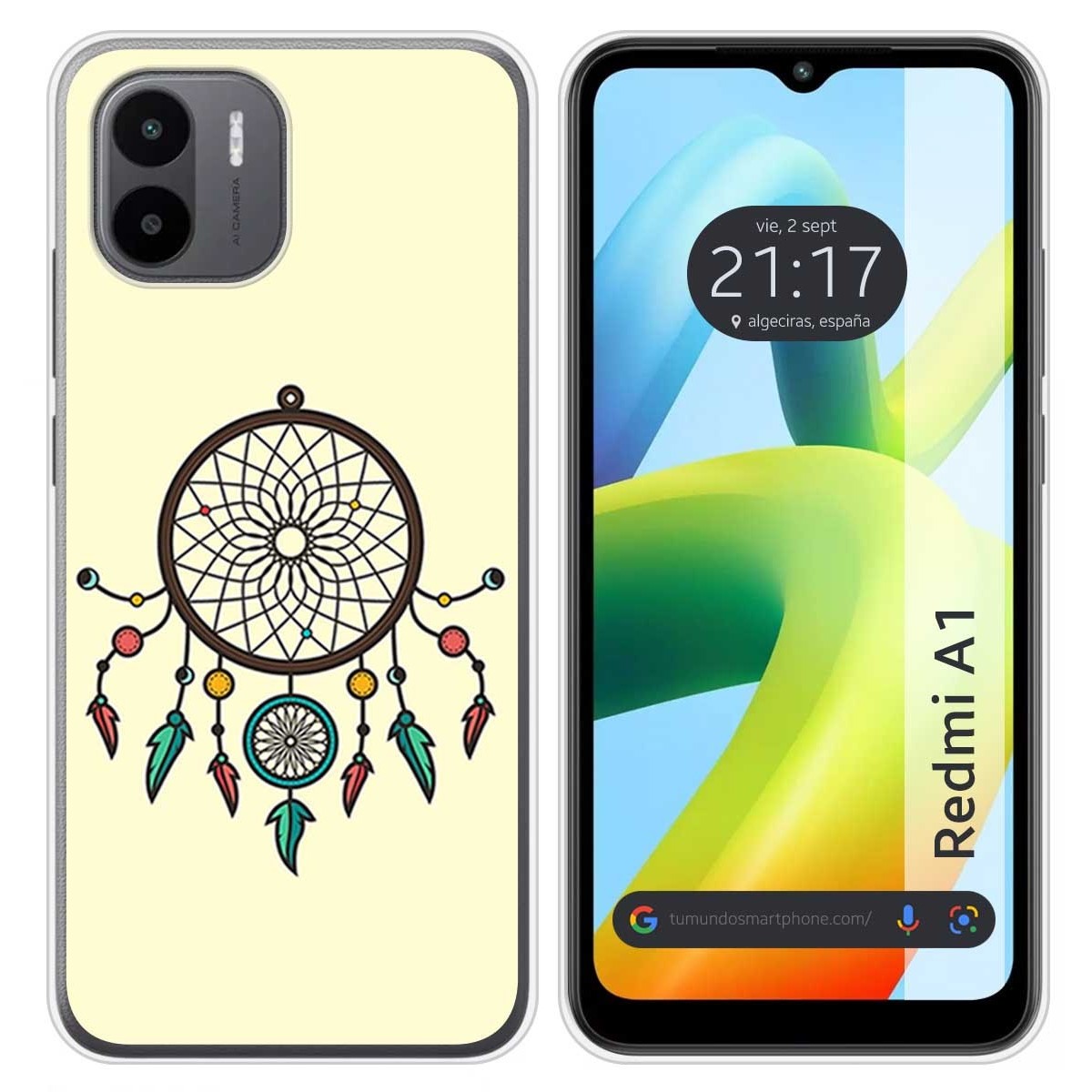 Funda Silicona para Xiaomi Redmi A1 diseño Atrapasueños Dibujos