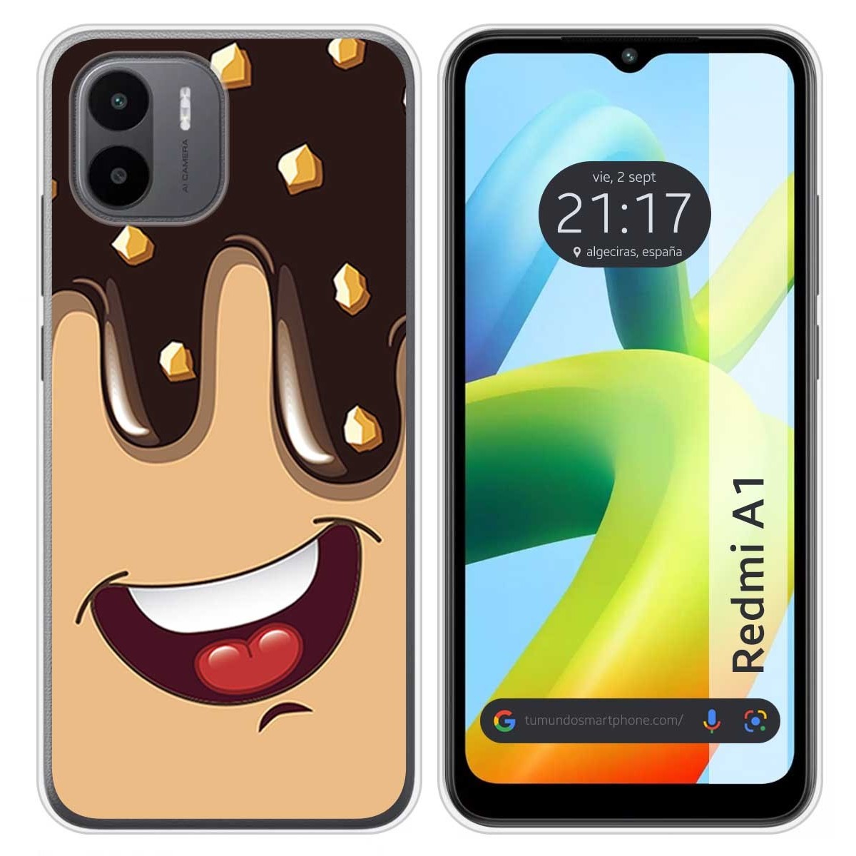 Funda Silicona para Xiaomi Redmi A1 diseño Helado Chocolate Dibujos