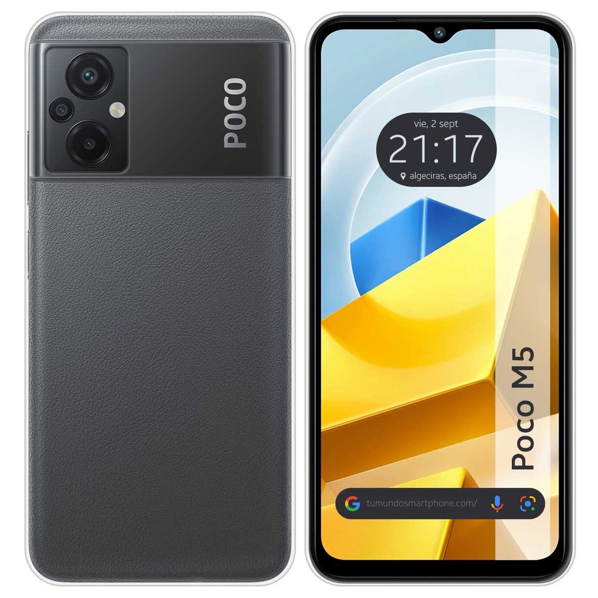 Funda Silicona Gel TPU Transparente para Xiaomi POCO M5