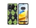 Funda Silicona Transparente para Xiaomi POCO M5 diseño Cactus Dibujos