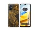 Funda Silicona Transparente para Xiaomi POCO M5 diseño Hojas Dibujos