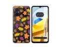 Funda Silicona Transparente para Xiaomi POCO M5 diseño Otoño Dibujos