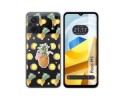 Funda Silicona Transparente para Xiaomi POCO M5 diseño Piña Dibujos