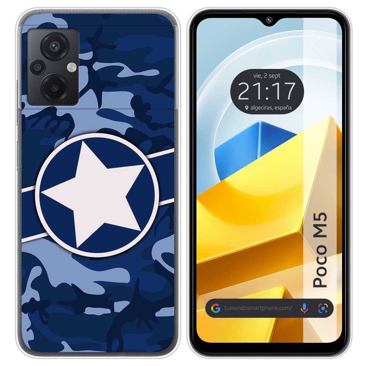 Funda Silicona para Xiaomi POCO M5 diseño Camuflaje 03 Dibujos