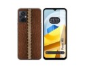 Funda Silicona para Xiaomi POCO M5 diseño Cuero 01 Dibujos