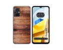 Funda Silicona para Xiaomi POCO M5 diseño Madera 02 Dibujos