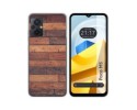 Funda Silicona para Xiaomi POCO M5 diseño Madera 03 Dibujos