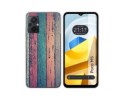 Funda Silicona para Xiaomi POCO M5 diseño Madera 10 Dibujos