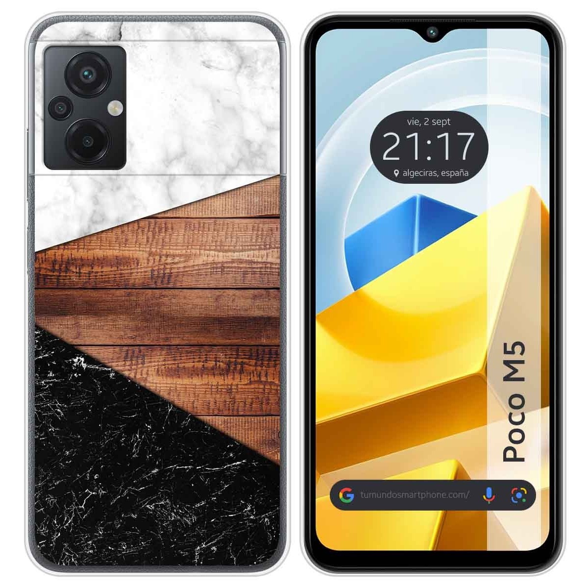 Funda Silicona para Xiaomi POCO M5 diseño Mármol 11 Dibujos