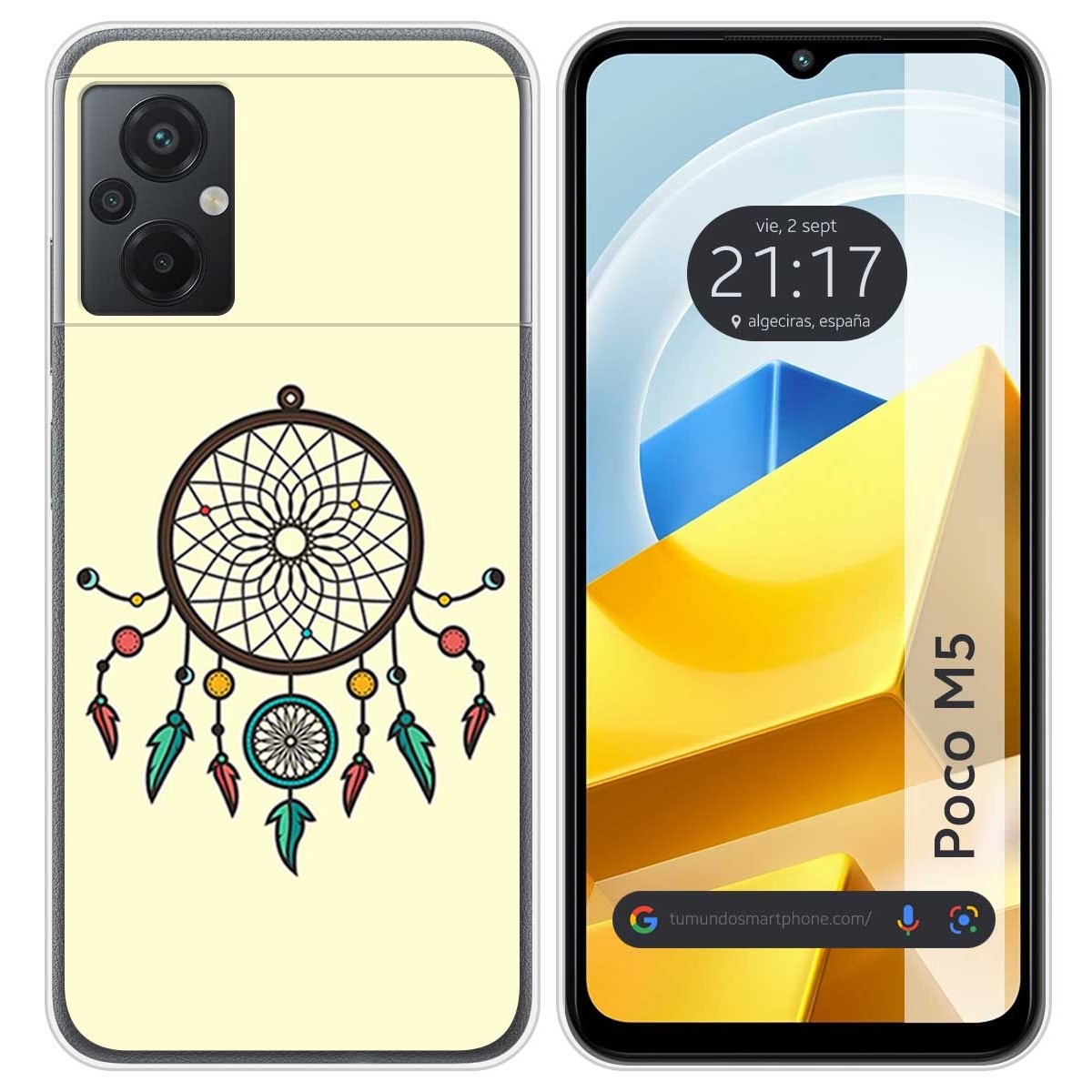 Funda Silicona para Xiaomi POCO M5 diseño Atrapasueños Dibujos