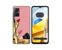 Funda Silicona para Xiaomi POCO M5 diseño Brochas Dibujos