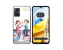Funda Silicona para Xiaomi POCO M5 diseño Café Dibujos