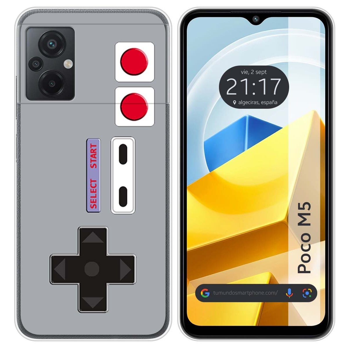 Funda Silicona para Xiaomi POCO M5 diseño Consola Dibujos
