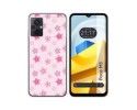 Funda Silicona para Xiaomi POCO M5 diseño Flores Dibujos