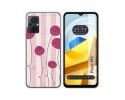 Funda Silicona para Xiaomi POCO M5 diseño Flores Vintage Dibujos