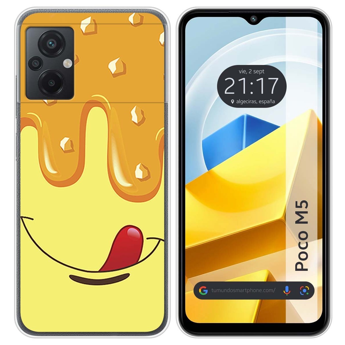 Funda Silicona para Xiaomi POCO M5 diseño Helado Vainilla Dibujos