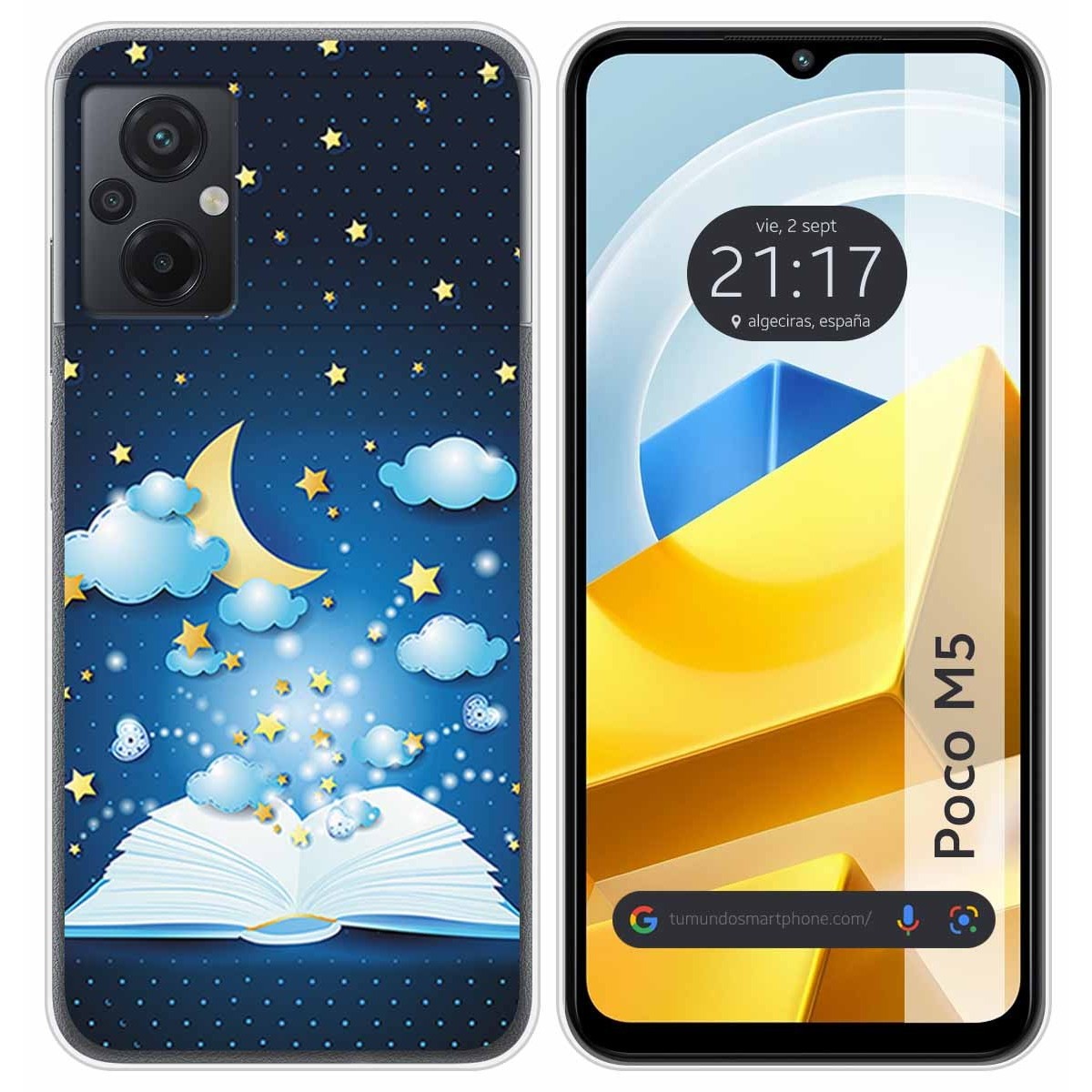 Funda Silicona para Xiaomi POCO M5 diseño Libro Cuentos Dibujos