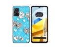 Funda Silicona para Xiaomi POCO M5 diseño Mariposas Dibujos