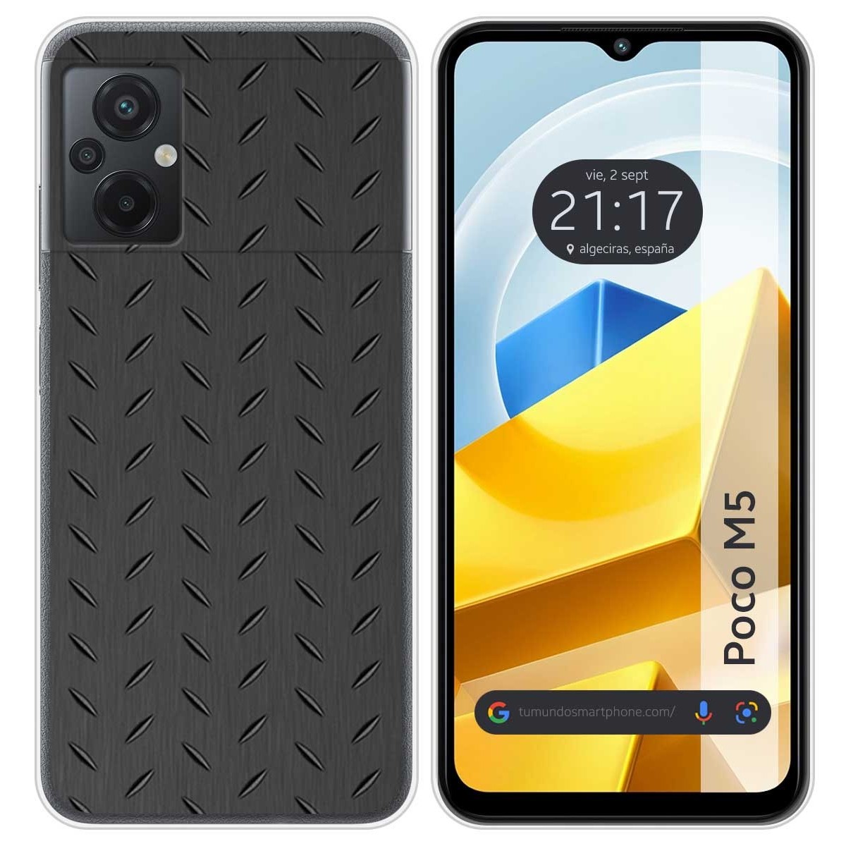 Funda Silicona para Xiaomi POCO M5 diseño Metal Dibujos