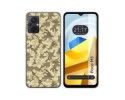 Funda Silicona para Xiaomi POCO M5 diseño Sand Camuflaje Dibujos